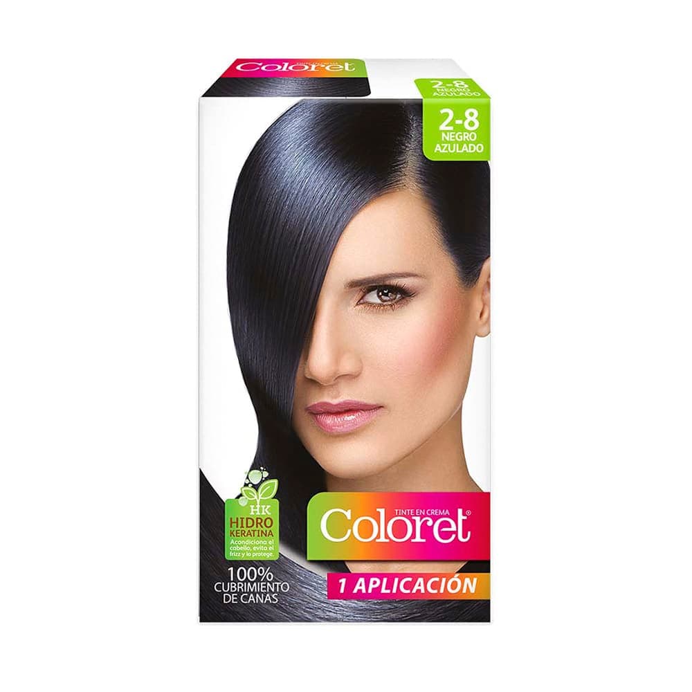 TINTE COLORET - 2.8 - NEGRO AZULADO
