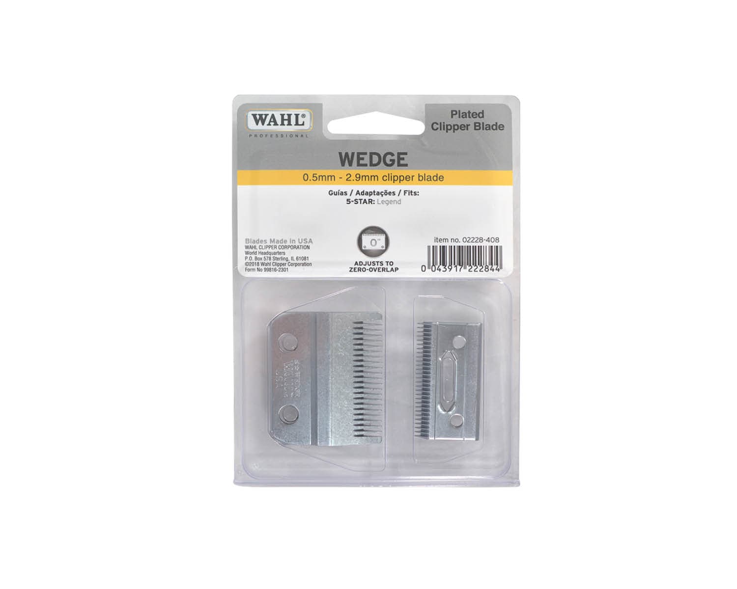 CUCHILLA WAHL #02228-408 5 ESTRELLAS