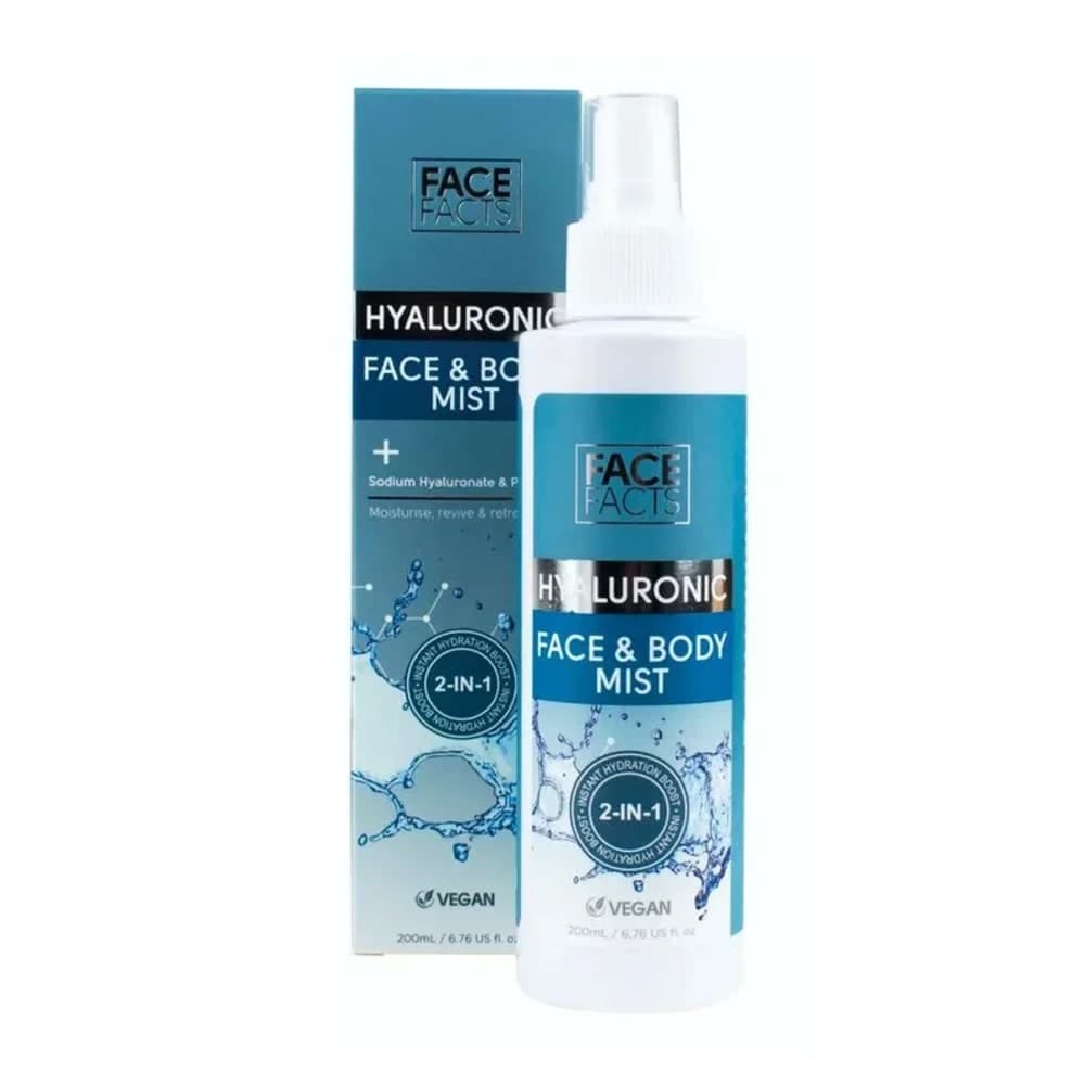 SPRAY FACIAL/CORPORAL FACE FACTS HYALURONIC 200ML - Default Title