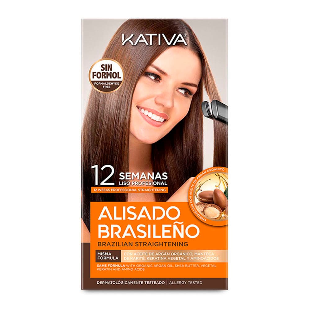 KIT DE ALISADO KATIVA BRASIL SIN FORMOL