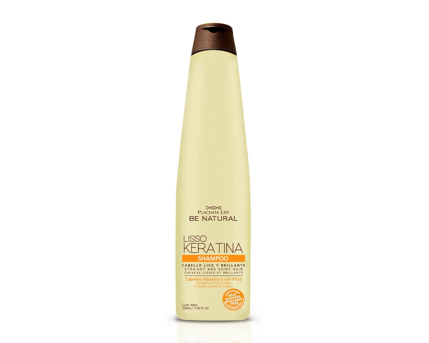 SHAMPOO BE NATURAL LISO KERATINA 350ml - Default Title