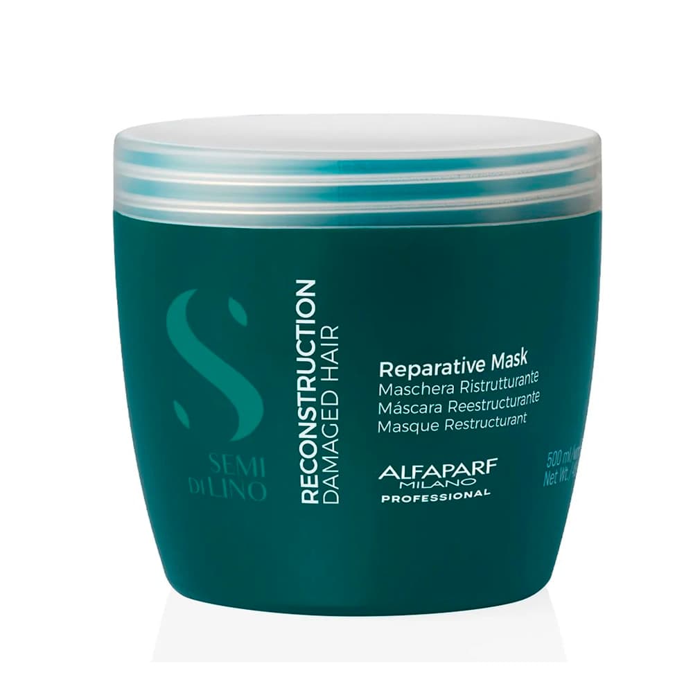 MASCARILLA ALFAPARF SEMI DI LINO RECONSTRUCTIVE 500ML