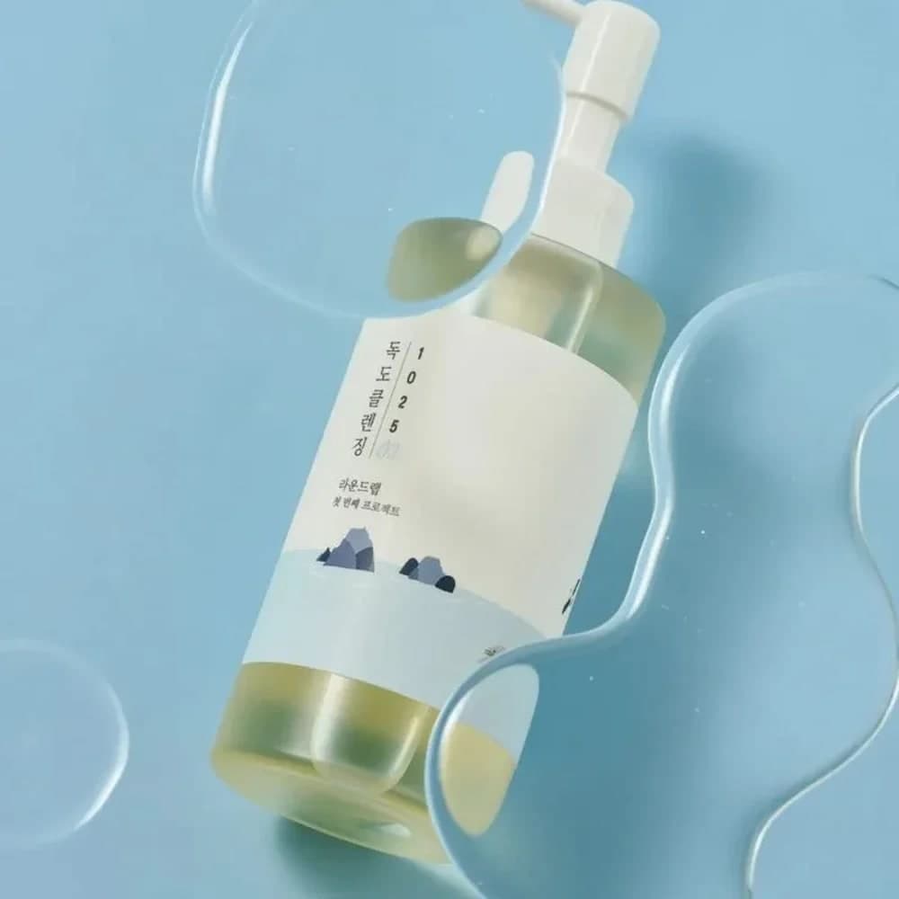 ACEITE DESMAQUILLANTE LIGERO CON AGUA DE DOKDO – ROUND LAB