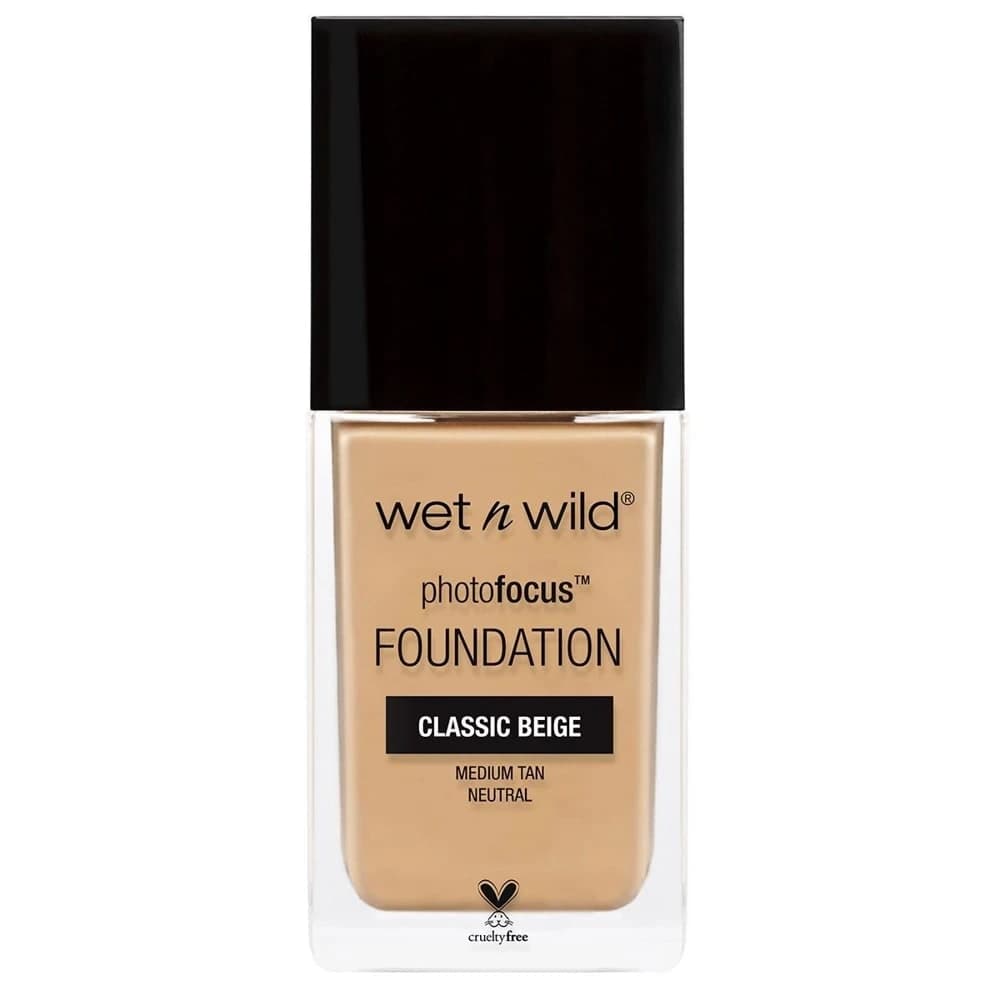 WET N WILD PHOTO FOCUS BASE DE MAQUILLAJE LÍQUIDA MATTE - CLASSIC BEIGE #371C 30ML