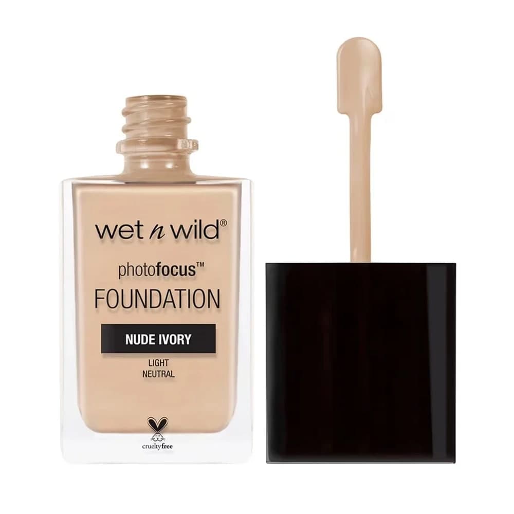 WET N WILD PHOTO FOCUS BASE DE MAQUILLAJE LÍQUIDA MATTE - NUDE IVORY #363C 30ML