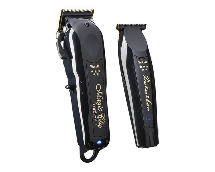 COMBO WAHL CORDLESS CORTADORA MAGIC CLIP + PATILLE