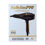 SECADOR BABYLISS 2000W GOLD BLACK EDITION