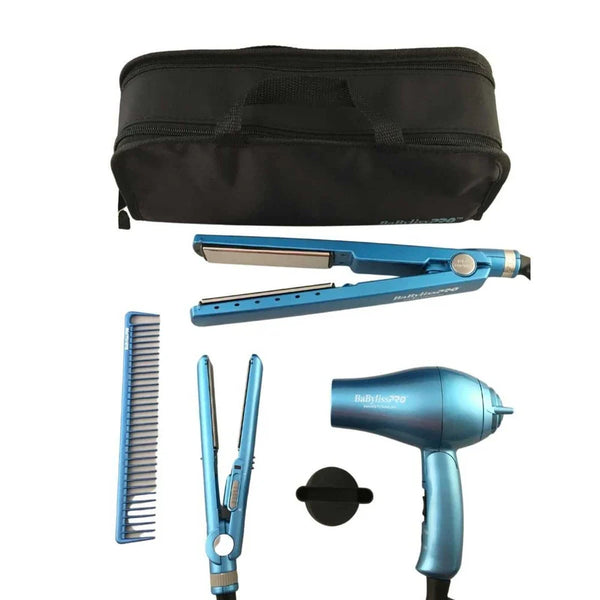 COMBO VIAJERO BABYLISS PLANCHA + SECADORA + BOLSO BNTPP45