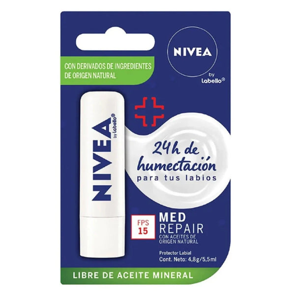 BRILLO LABIOS NIVEA MEDICADO 4.8G