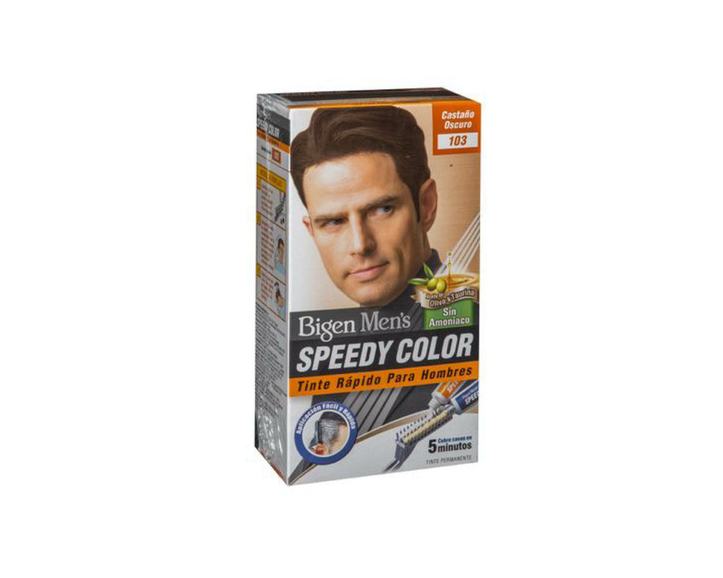 TINTE BIGEN MEN KIT #104 - CASTAÑO MEDIO OSCURO