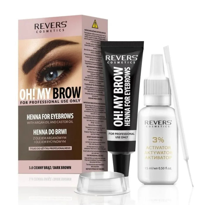 REVERS OH! MY BROW HENNA PARA CEJAS - DARK BROWN 15ML