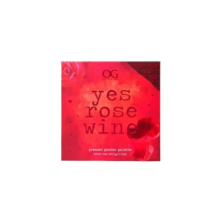 PALETA DE POLVOS OG - YES ROSE WINE 16 TONOS 16G