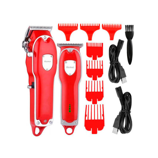 CORTADORA KEMEI COMBO ROJO KM-3911