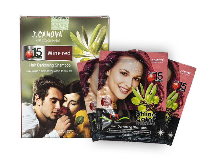 SOBRE SHAMPOO CANOVA ROJO VINO 30ML