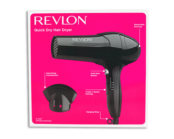 SECADORA REVLON QUICK DRY RV408 (1875 W)