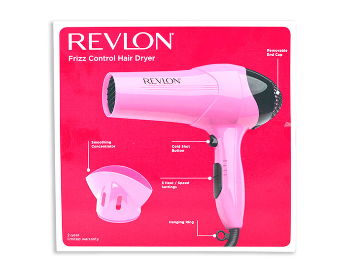 SECADORA REVLON IÓNICA ROSADO RV474 (1875 W)