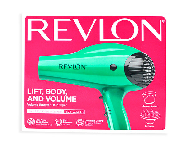 SECADORA REVLON RVDR5036 IÓNICO CON ADAPTADORES (1875 W)