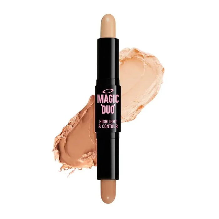 RUDE MAGIC DUO HIGHLIGHT & CONTOUR - MEDIUM 9G