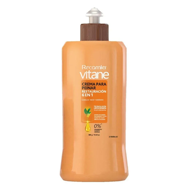 CREMA PARA PEINAR VITANE RESTAURACIÓN 6EN1 300ML
