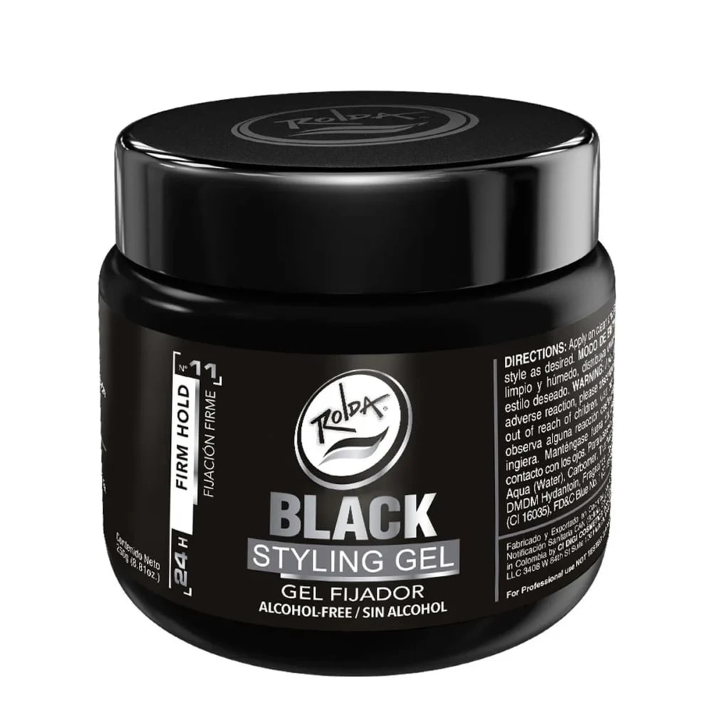 GEL FIJADOR ROLDA BLACK FASHION 250G