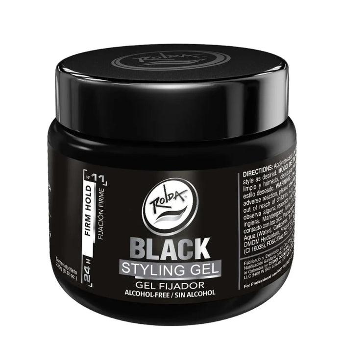 GEL FIJADOR ROLDA BLACK FASHION 250G