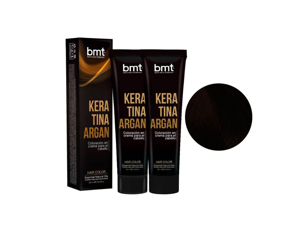 TINTE EN TUBO BMT KERATINA + ARGAN