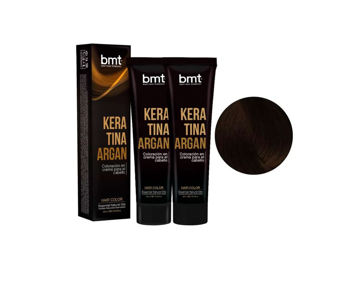 TINTE EN TUBO BMT KERATINA + ARGAN