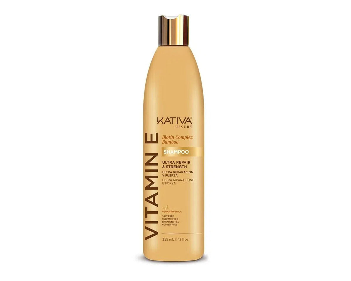 SHAMPOO KATIVA VITAMINA E BIOTIN COMPLEX BAMBOO 355ML