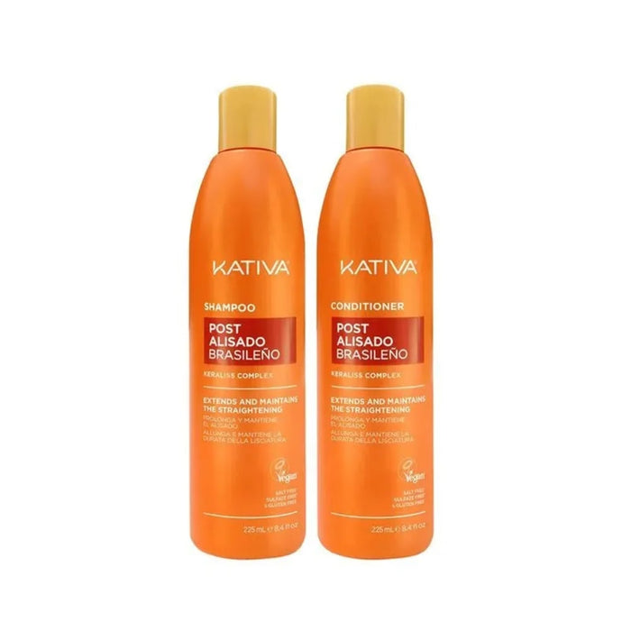 KIT KATIVA POST ALISADO BRASILEÑO – SHAMPOO + ACONDICIONADOR
