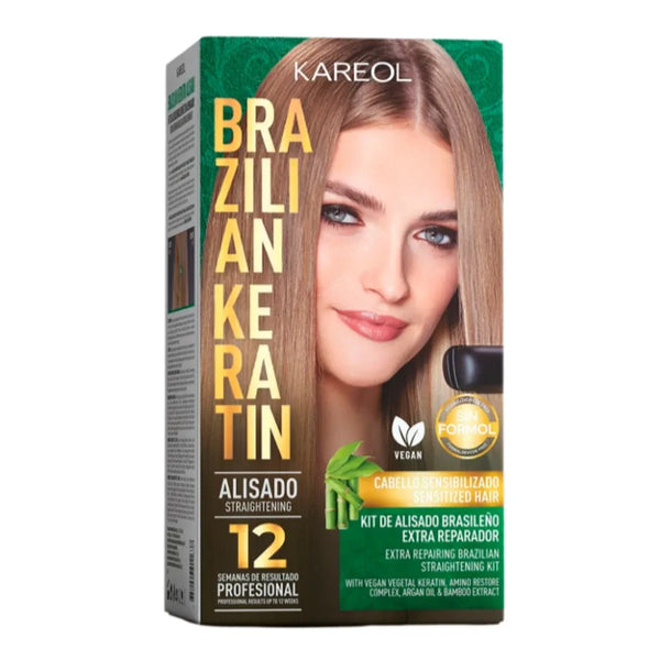 KIT KERATIN KAREOL BRASILEÑO ALISADO EXTRA REPARADOR