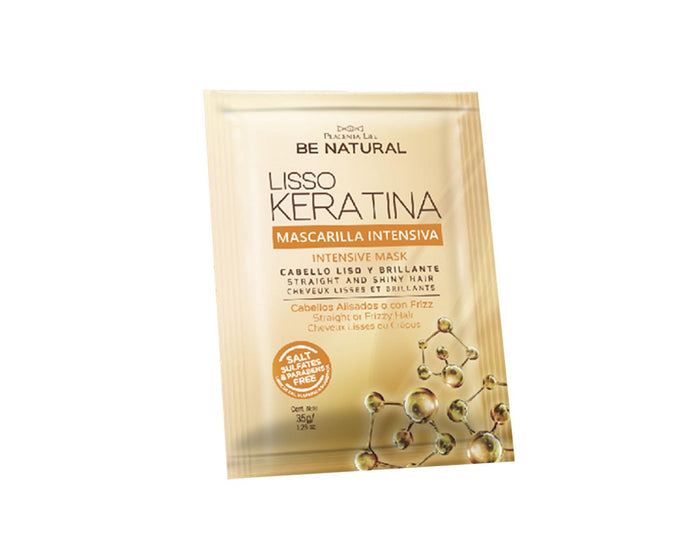SACHET TRATAMIENTO LISO KERATINA BE NATURAL 35GR