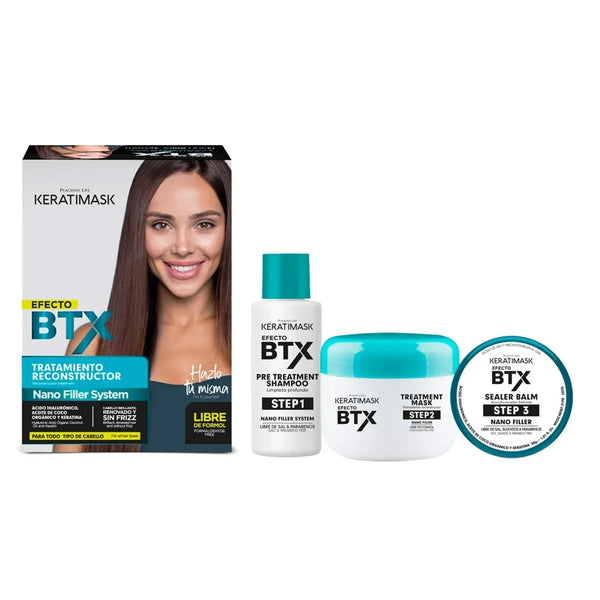 KIT BE NATURAL KERATIMASK EFECTO BTX
