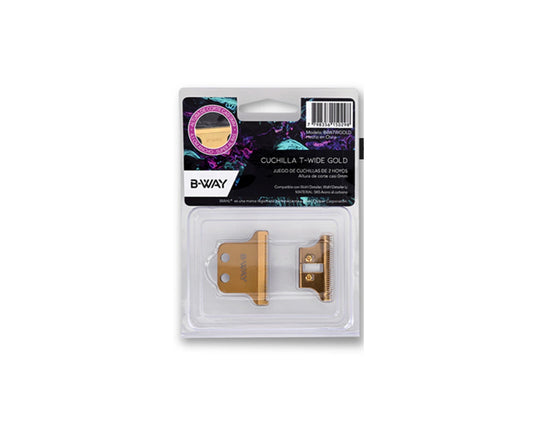 SET DE CUCHILLAS B-WAY T-FAST / T-WIDE GOLD