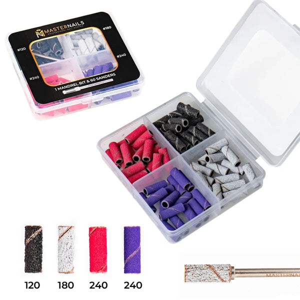 MASTER NAILS KIT 1 BROCA+60 REPUESTO #120-#180-#240