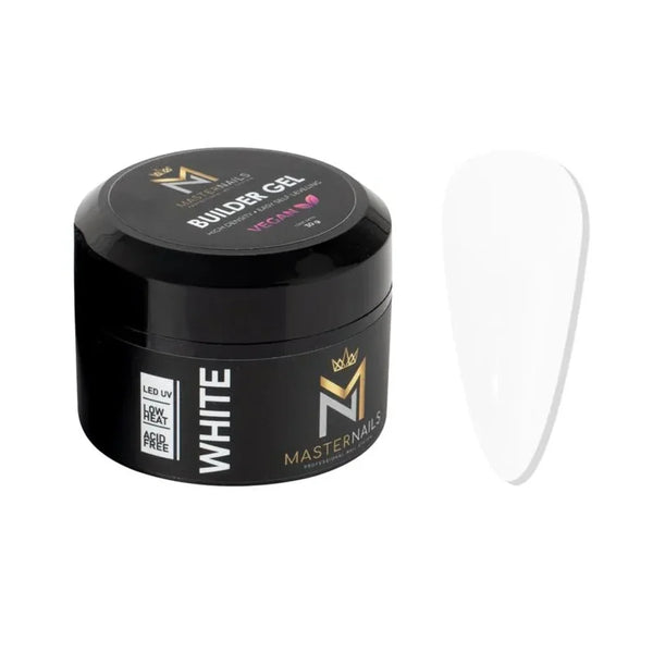 MASTER NAILS BUILDER GEL WHITE CONSTRUCCIÓN UÑAS 30G