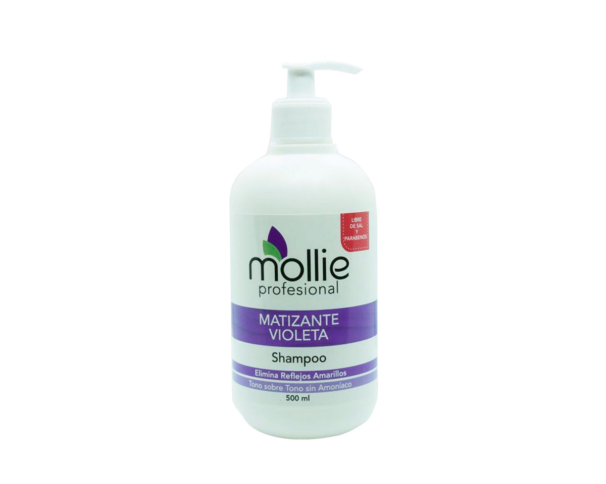 SHAMPOO MATIZANTE MOLLIE VIOLETA SIN SAL 500ML