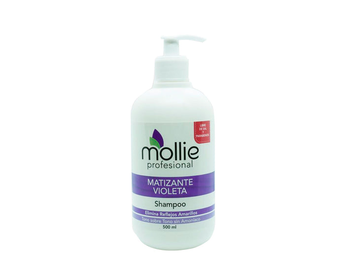 SHAMPOO MATIZANTE MOLLIE VIOLETA SIN SAL 500ML
