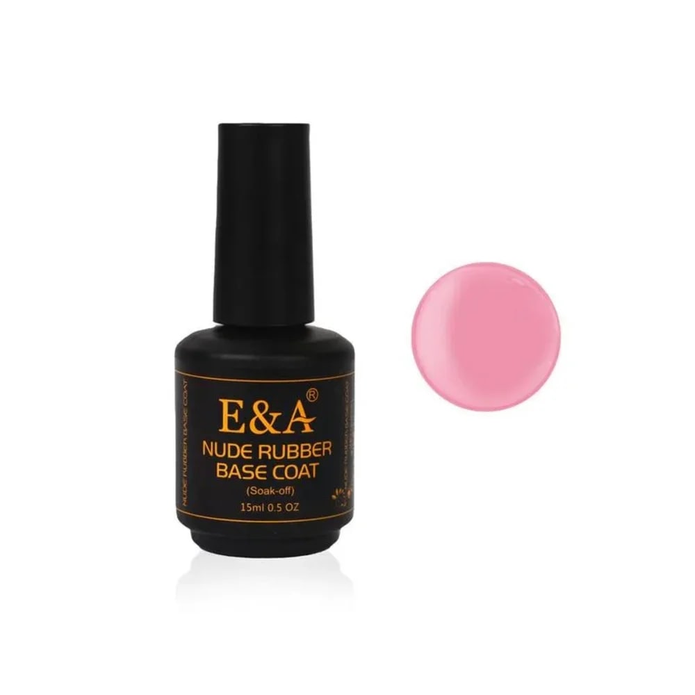 ESMALTE E&A RUBBER BASE COAT PINK 15ML