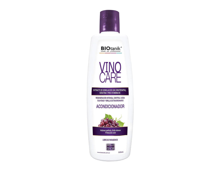 ACONDICIONADOR BIOTANIK VINO CARE 500ML