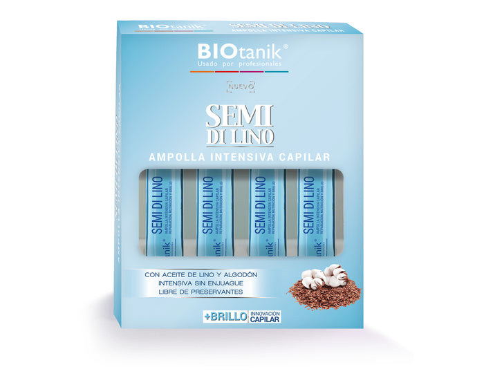 AMPOLLA BIOTANIK SEMI DE LINO 15ML X4