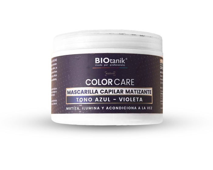 MASCARILLA BIOTANIK COLOR AZUL VIOLETA 220ML