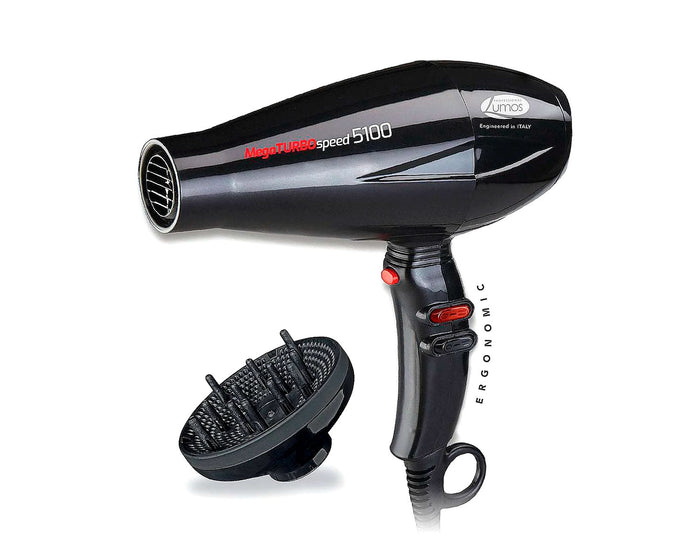 SECADORA LUMOS MEGA TURBO SPEED 3328 + DIFUSOR