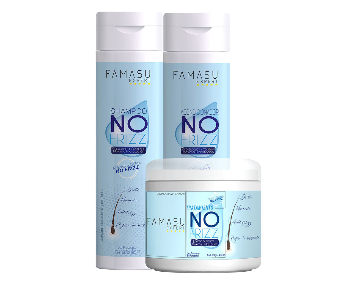 PACK SHAMPOO + ACONDICIONADOR FAMASU SIN FRIZZ 300ML