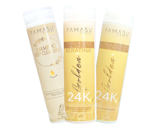 PACK FAMASU KERATINA GOLD + SELLANTE DE CUTICULA 300GR