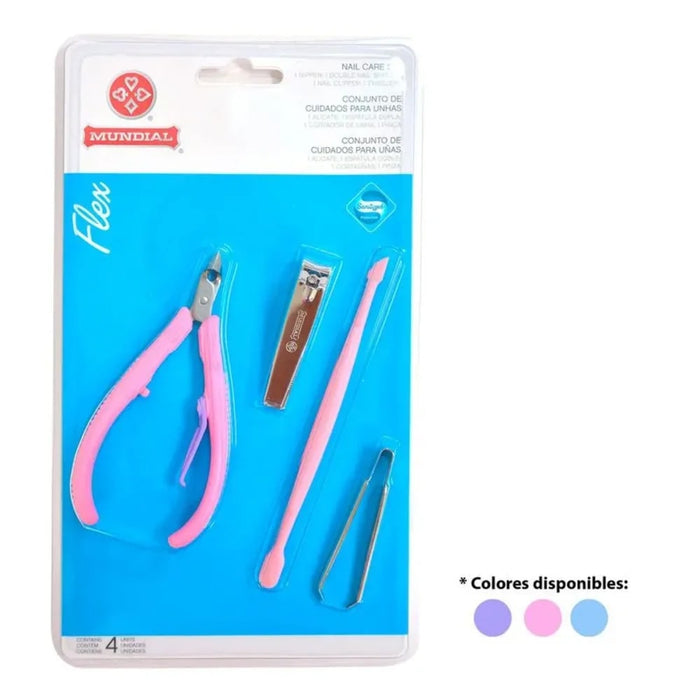 SET MANICURE MUNDIAL FLEX 154