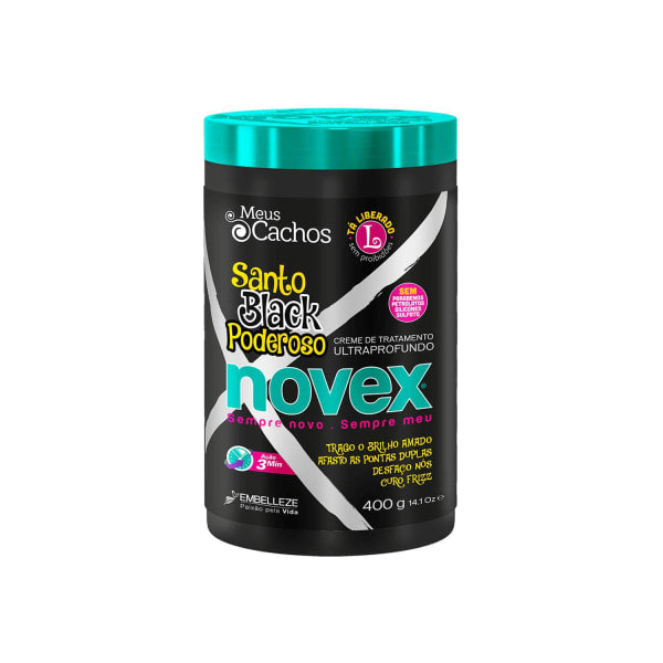 TRATAMIENTO NOVEX ULTRAPROFUNDO SANTO BLACK PODEROSO 400G