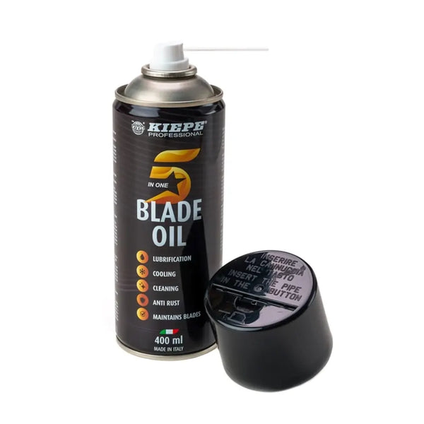 ACEITE SPRAY KIEPE LUBRICANTE DE MÁQUINAS Y CUCHILLAS 400ML - CUIDADO PROFESIONAL CLIPPER