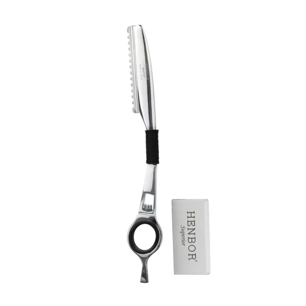 TIJERA NAVAJA HENBOR BLACK + HOJA