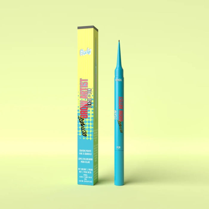 RUDE ULTIMATE PENCIL + PEN CEJAS NEUTRAL BROWN 0.35ML