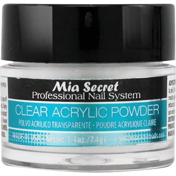 POLVO ACRÍLICO MIA SECRET CLEAR 0.25OZ